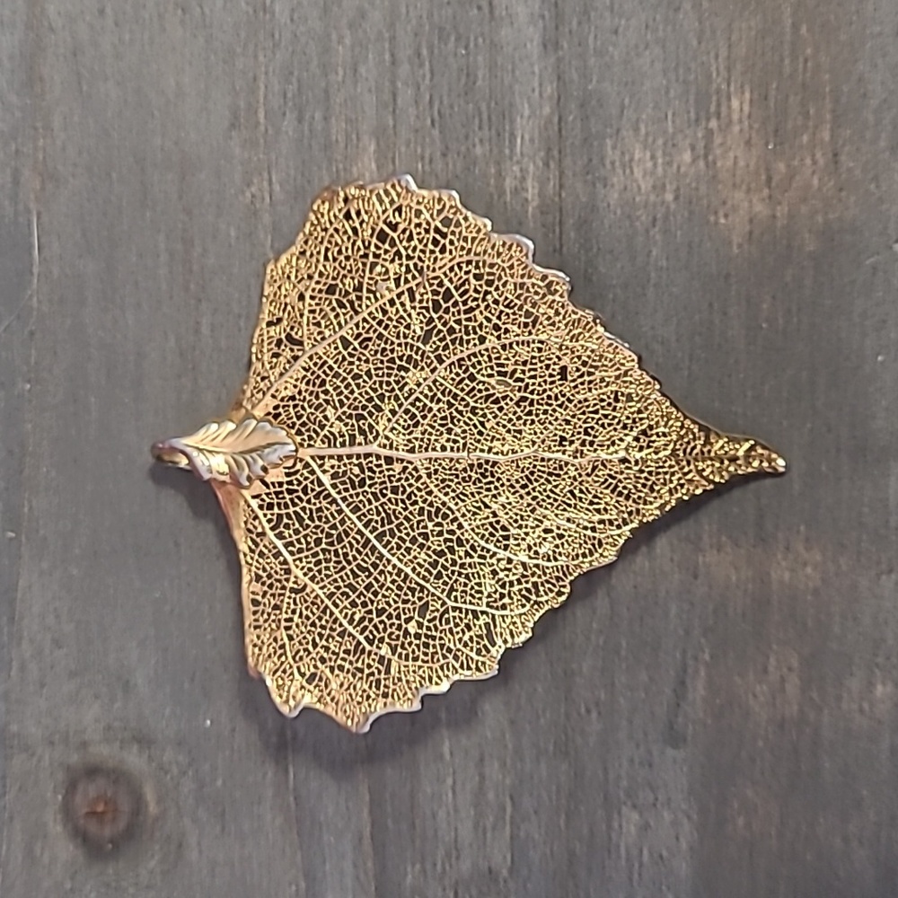 Cottonwood Leaf Pendant
